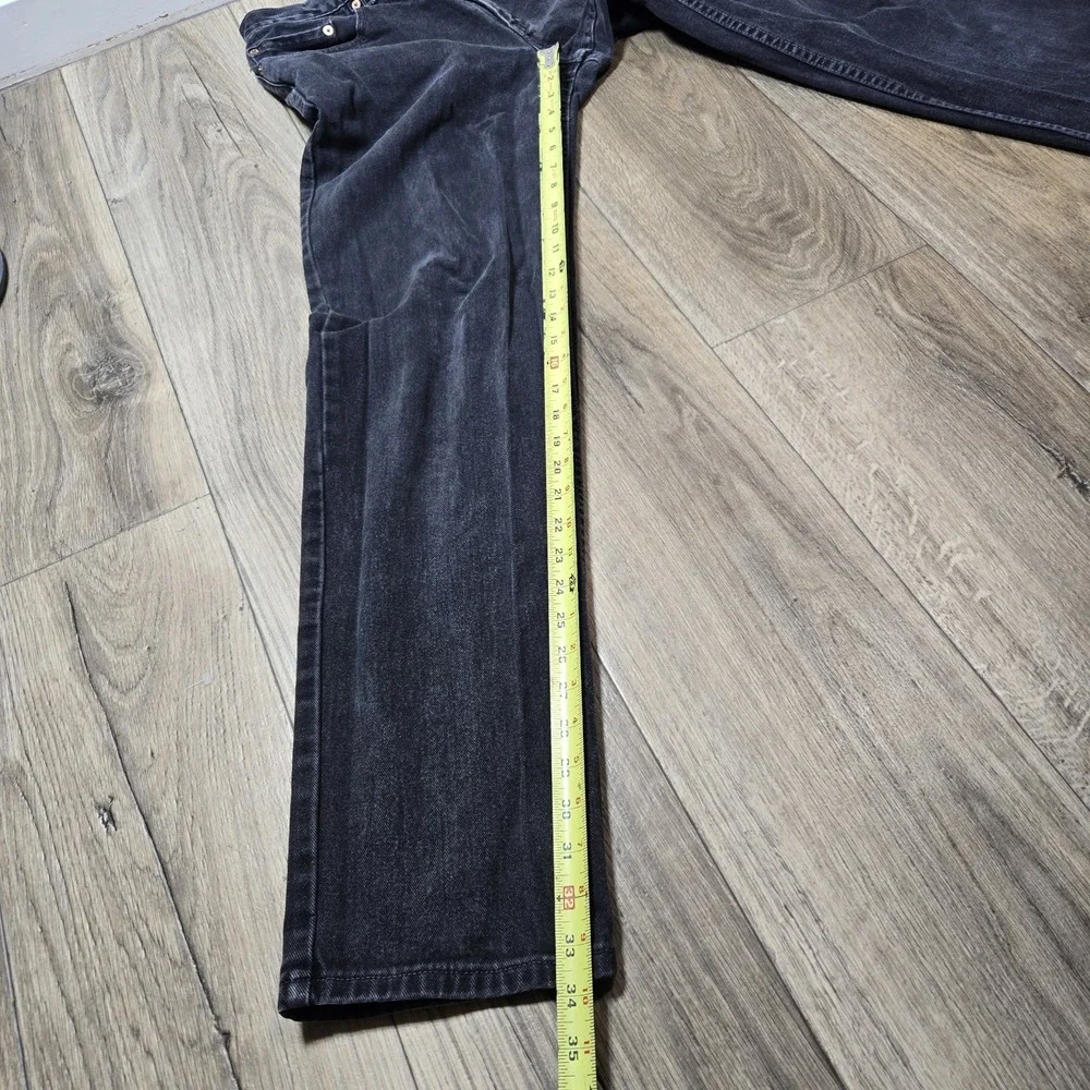 Vtg Levis 550 Jeans Black Relaxed Fit Tapered Leg‎ Y2K 2002 Mens 33/34x34